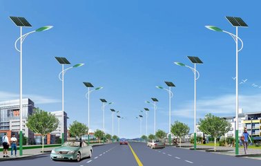 太陽能路燈是接納晶體硅太陽能電池供電